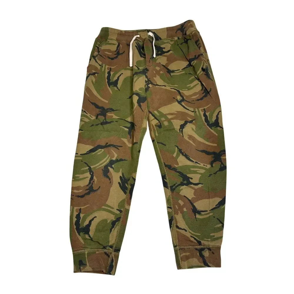 Polo Ralph Lauren Camo Sweatpants Men’s Large Military Woodland Joggers